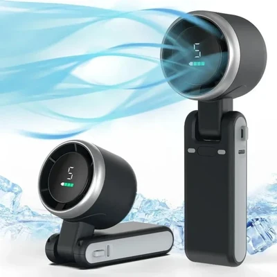 Portable Fan Neck Fan Handheld Compact Design Clip-on Fan - Image 1